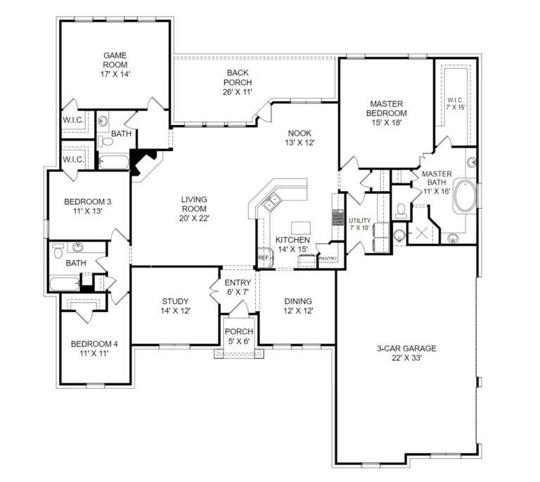 Hampton Floor Plan