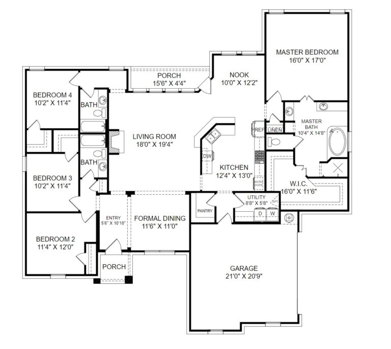 Kingsburg Floor Plan