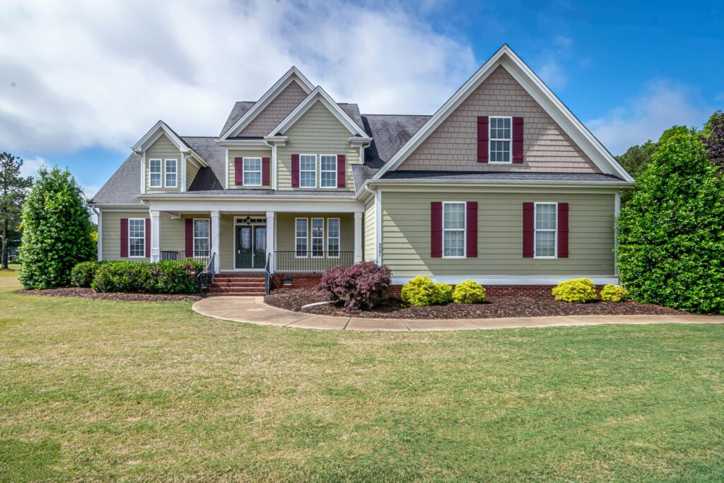 an american suburban family house